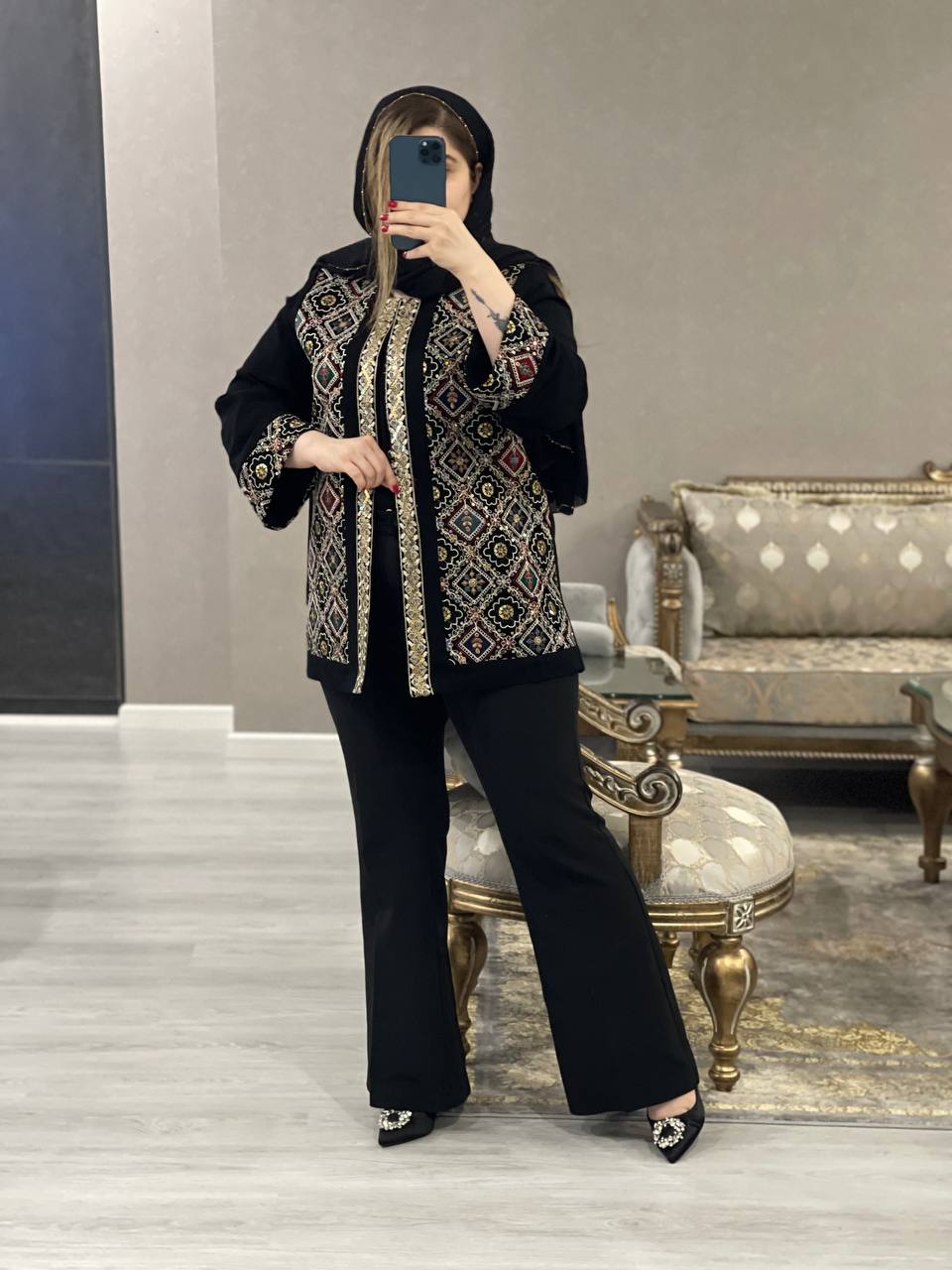 کت سوزن دوزی ملیس