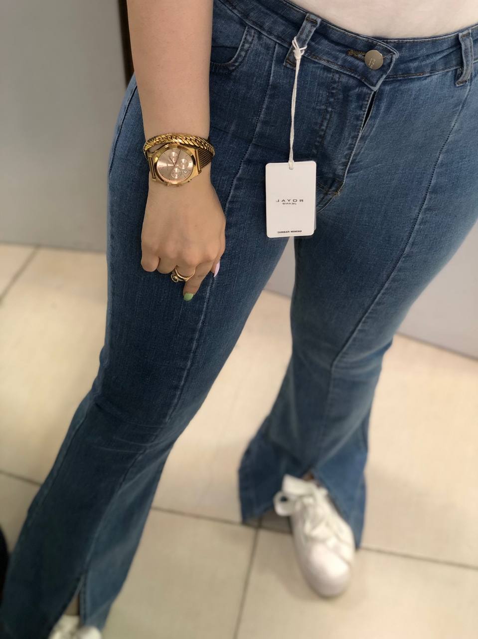 شلوارجین بوت گات فاق بلند کد0220