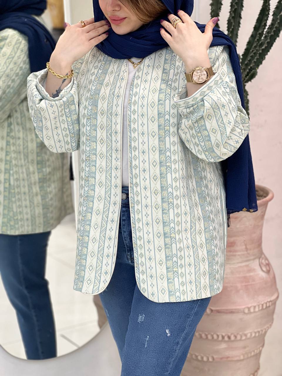 کت ژاکارد سایماه