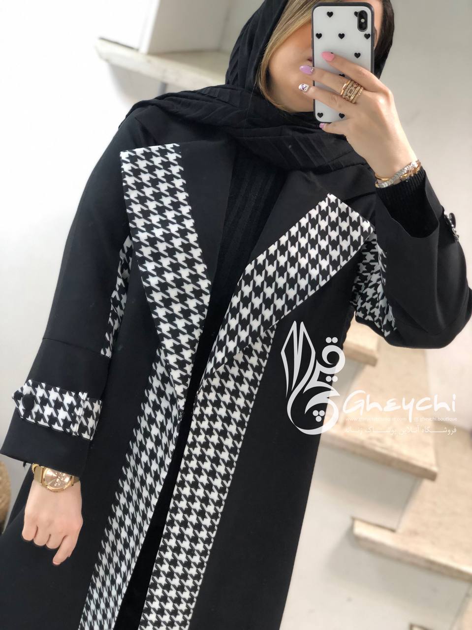 مانتو مزونی ترکیبی رایکا کد074