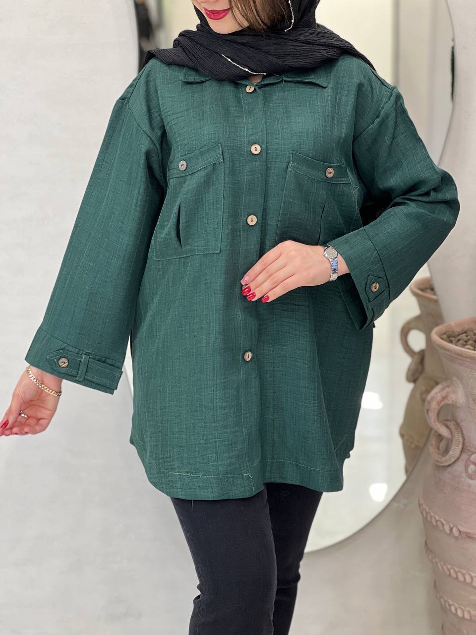 مانتو شومیزی رهام 