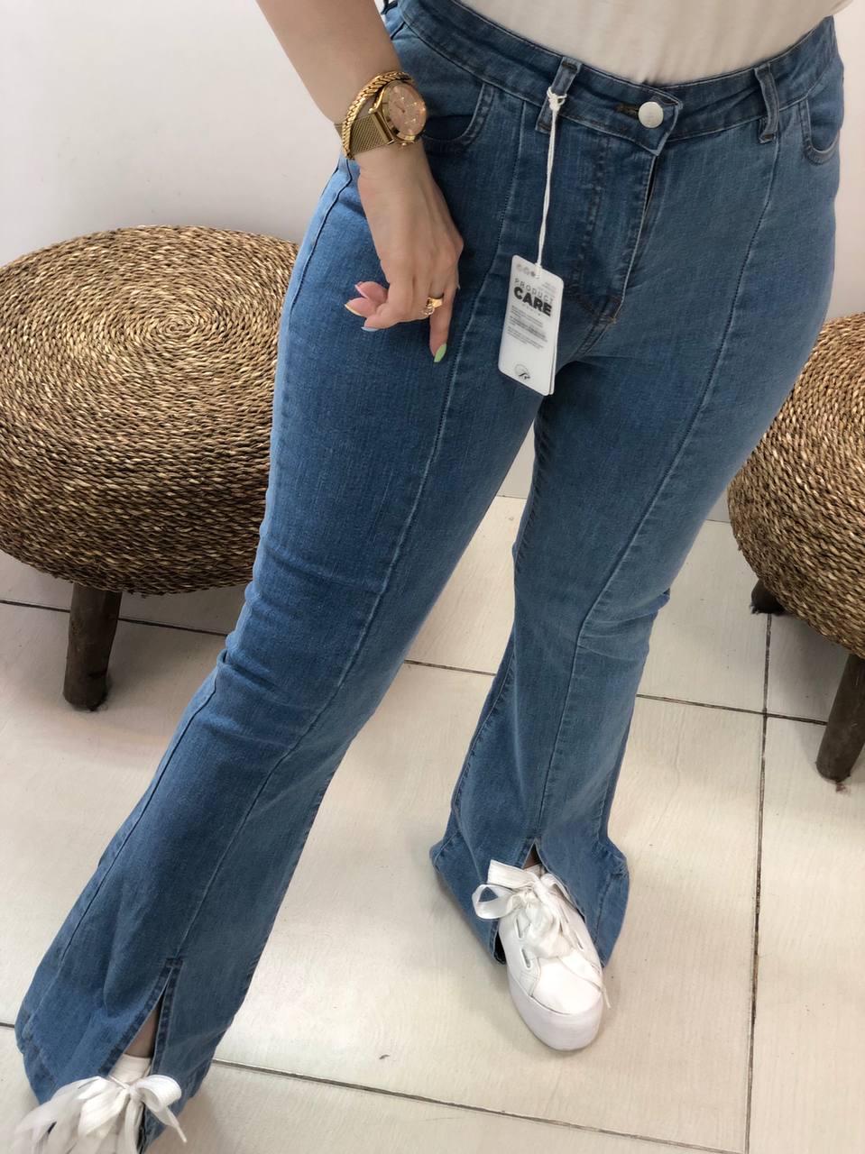 شلوار بوت گات فاق بلند0247