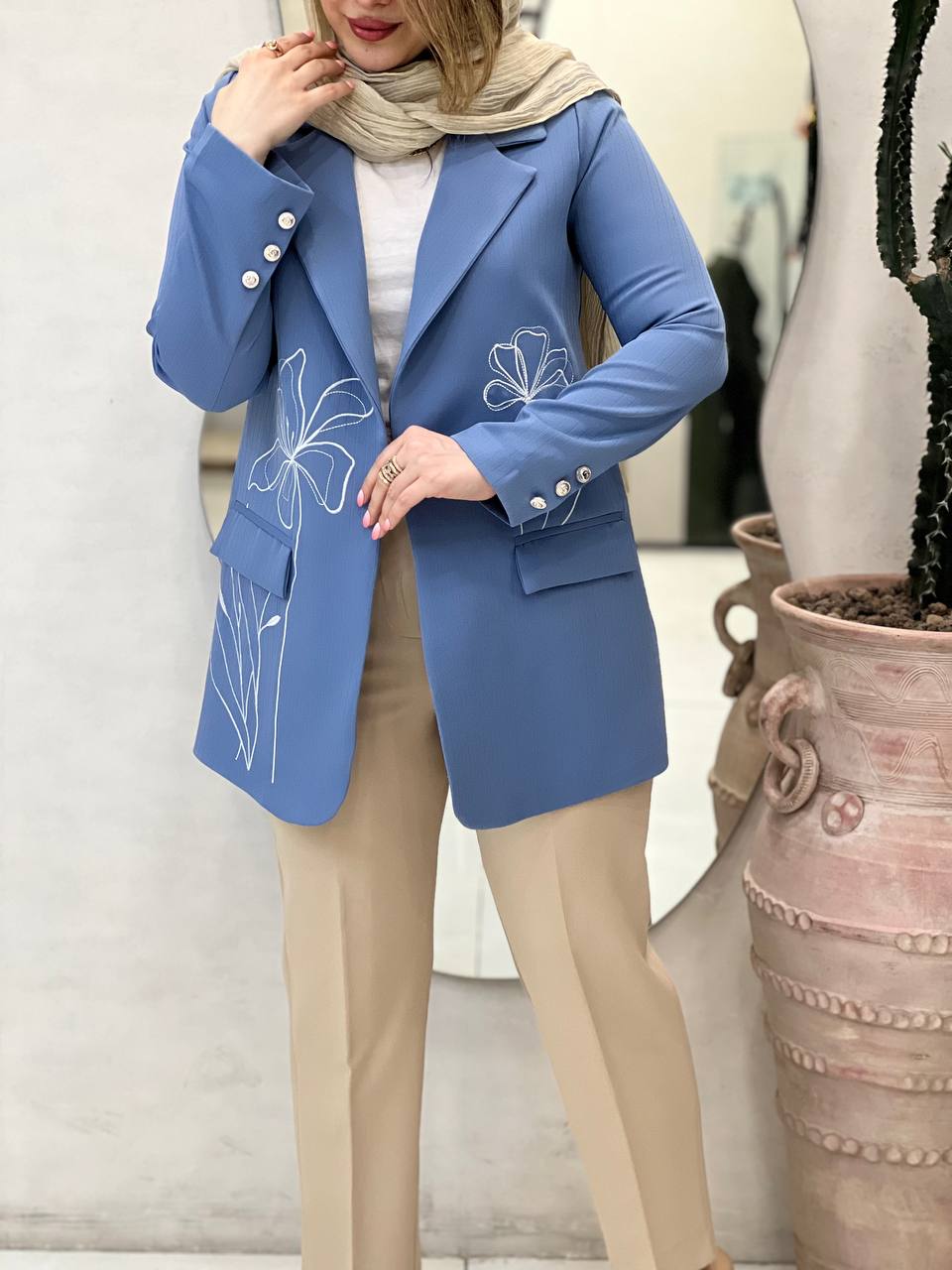 کت گلدوزی پازو