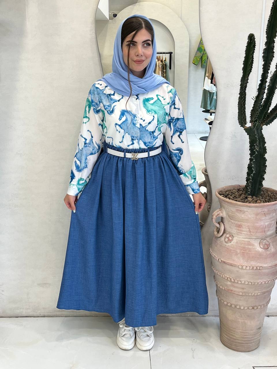 شومیز دامن ماهیا