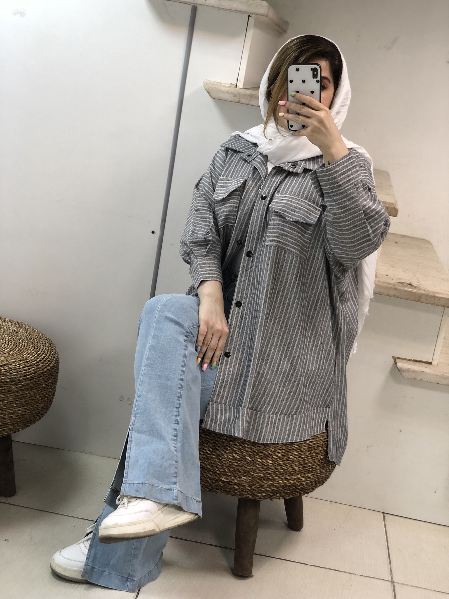 مانتو مزونی دخترونه سوگند کد0264