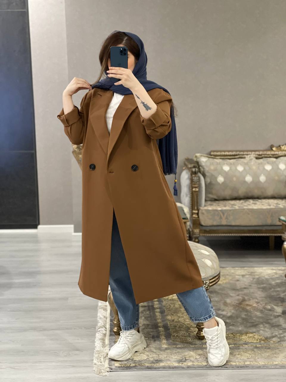 مانتو مازراتی بلند داتیس(پیش فروش)