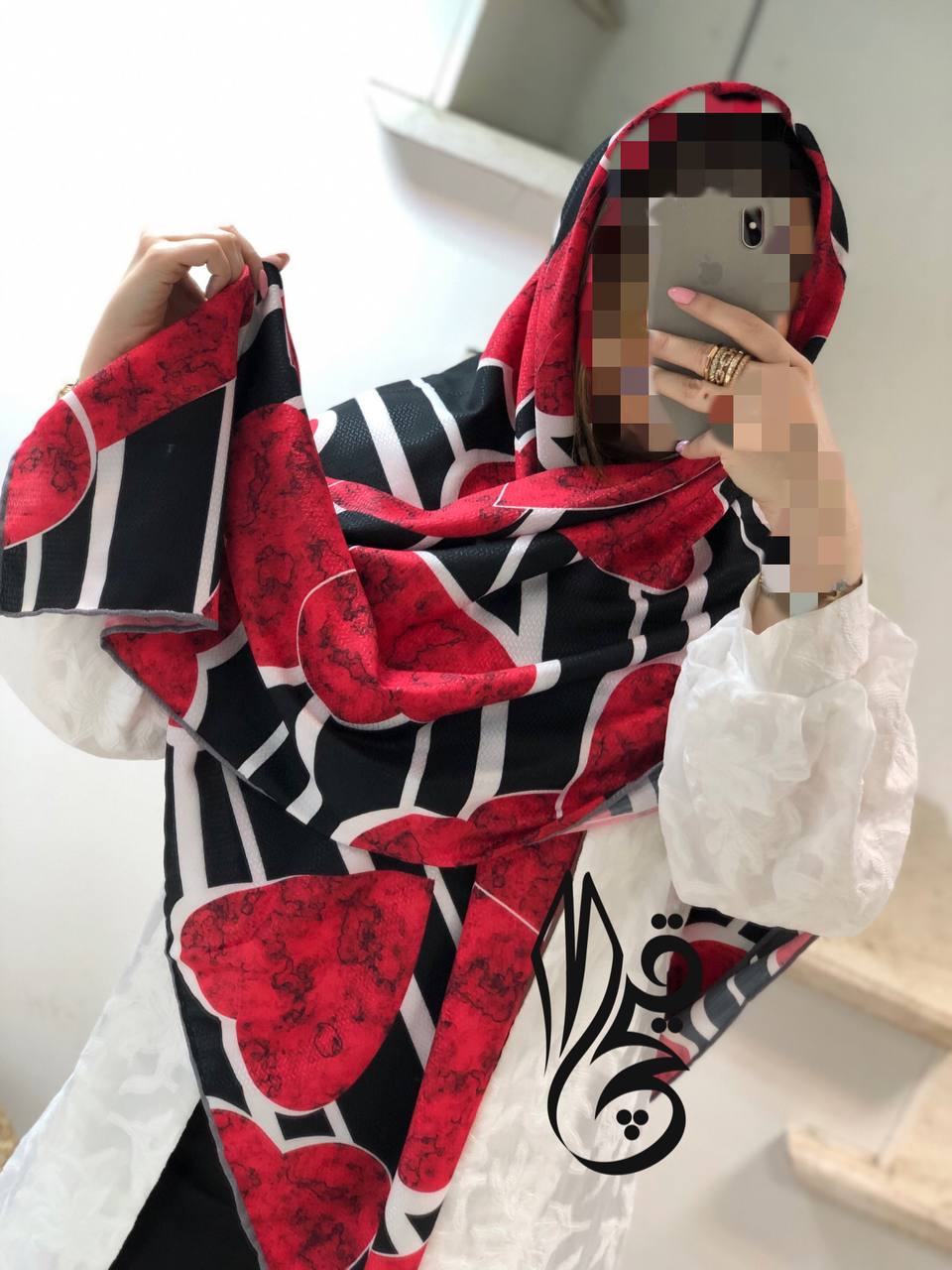 روسری با پارچه ویکتوریا کد047