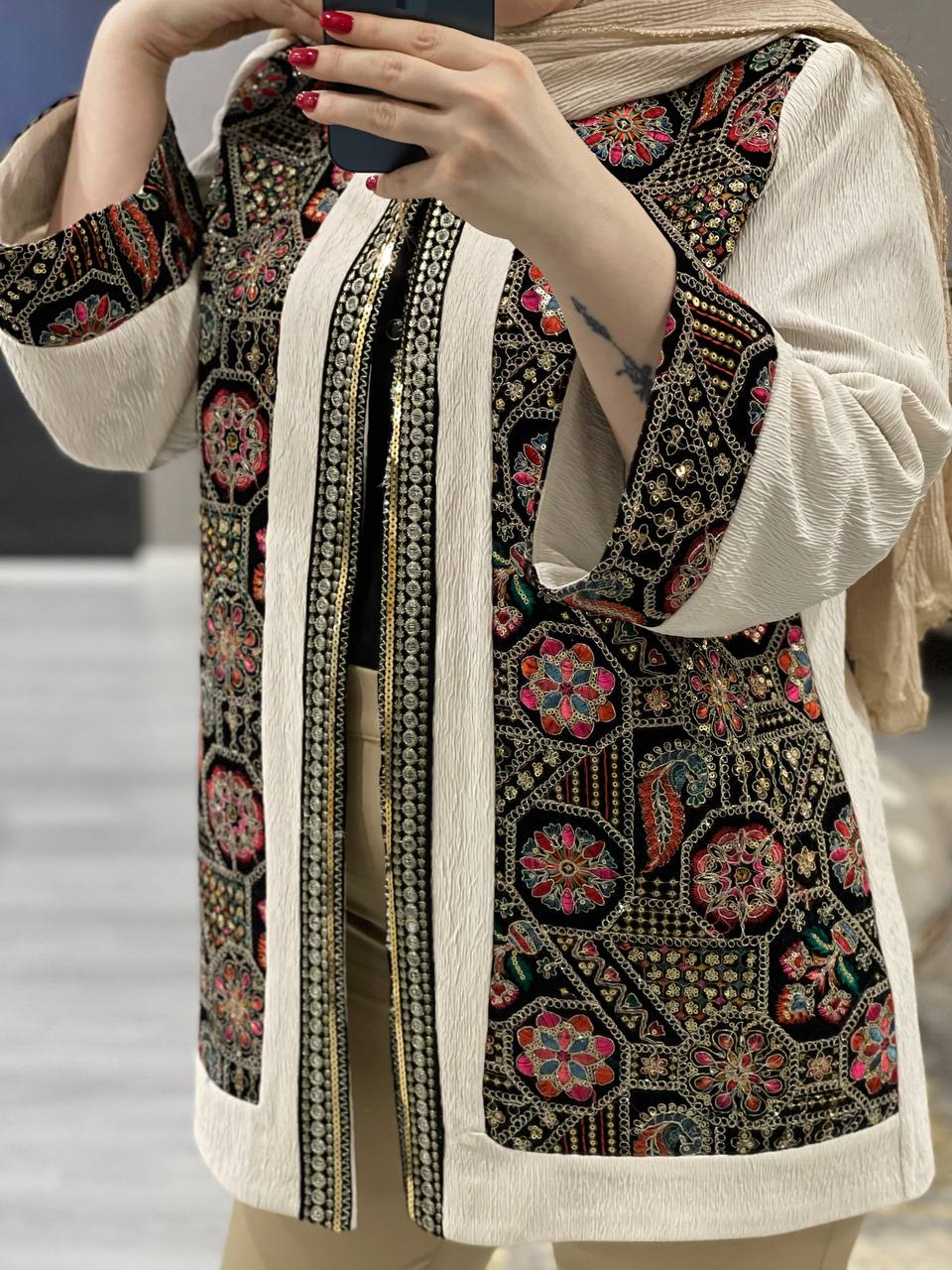 کت سوزن دوزی نادیا