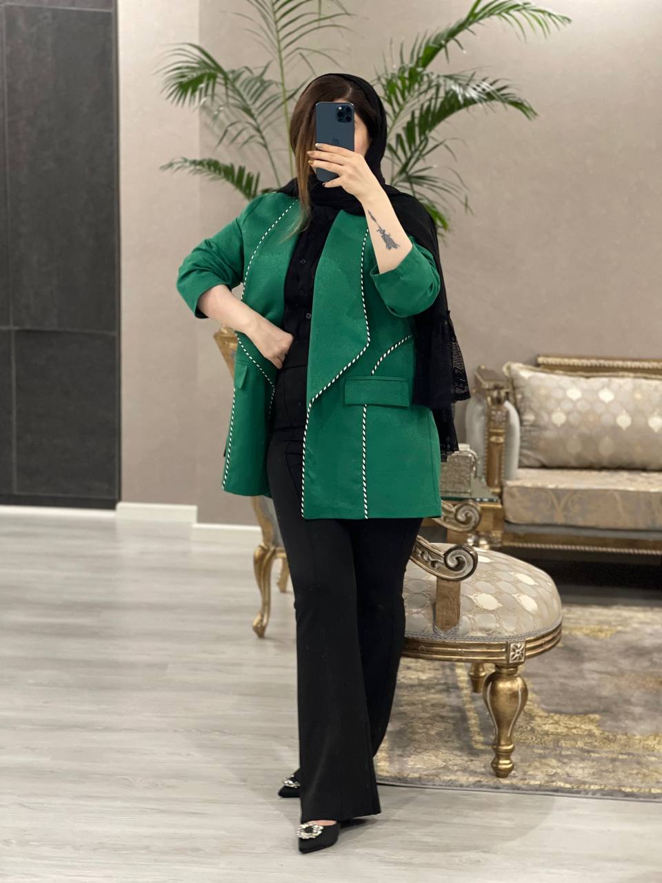 مانتو مزونی کتی پانیذ کد0854