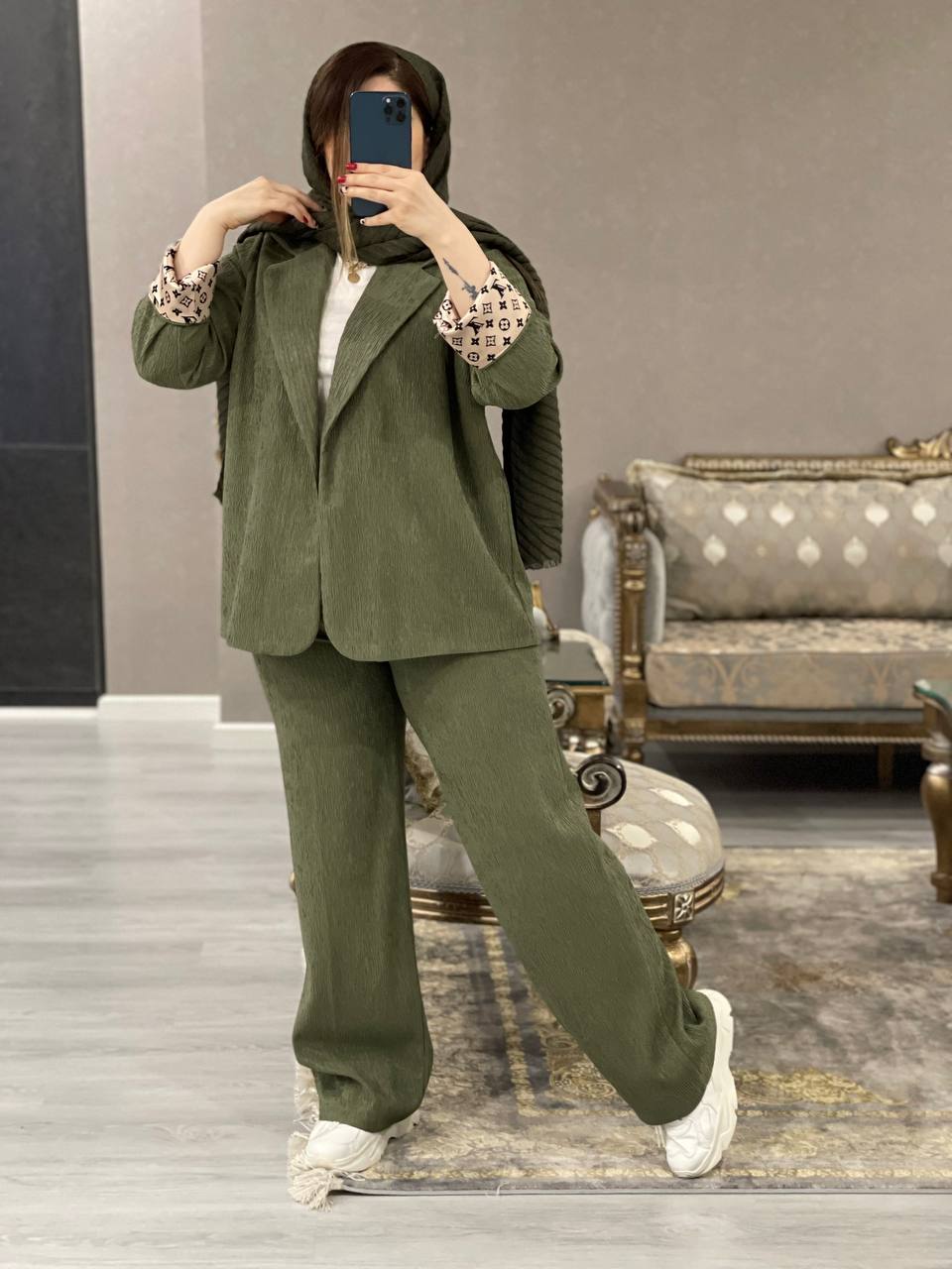 کت شلوار مزونی بامبو