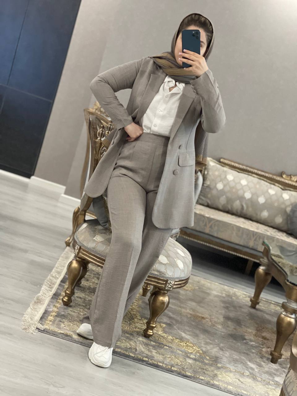 کت شلوار مزونی باوین کد0908