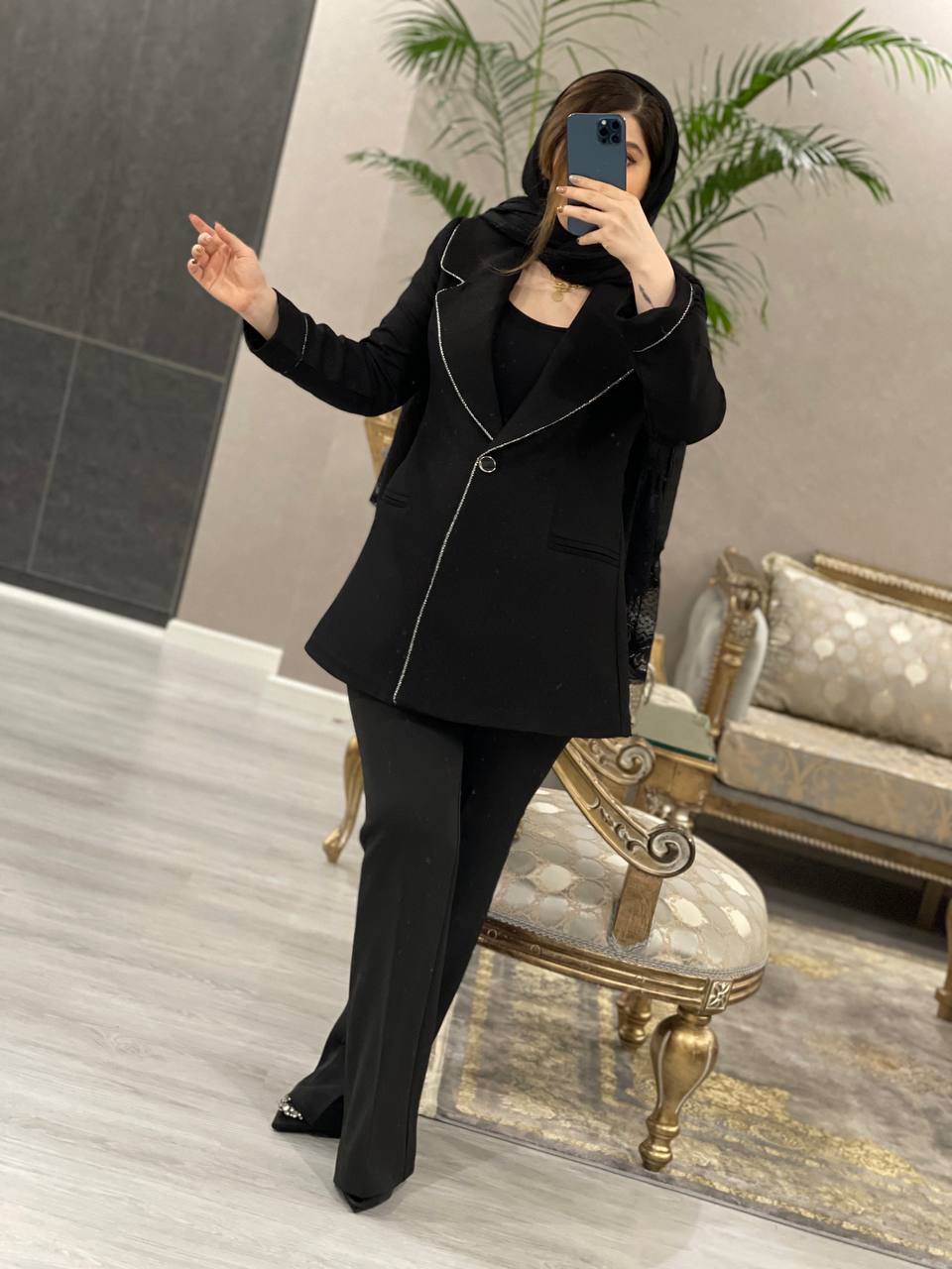 مانتوکتی مزونی مهدخت کد0823