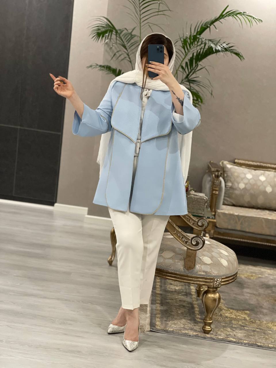 مانتو مزونی لاله کد0903