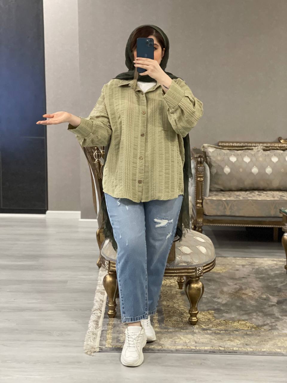 مانتو شومیزی آذر