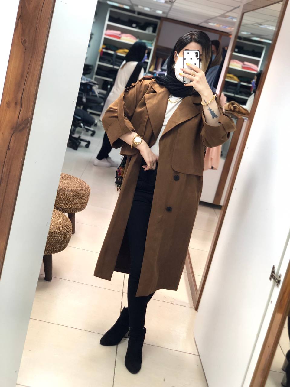 مانتو مزونی پاییزه سارن کد0400