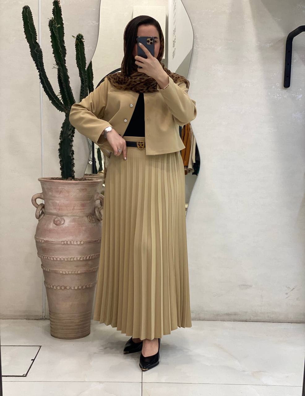 کت دامن پلیسه باربد