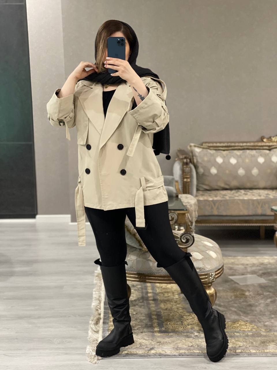 بارونی کوتاه مهیاد کد1129