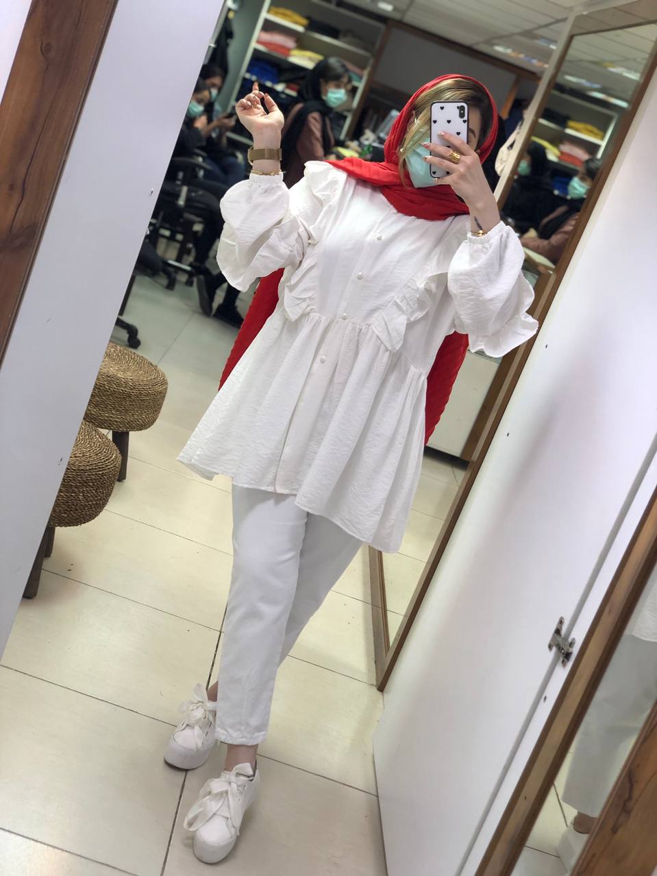 مانتو مزونی سودی کد0182