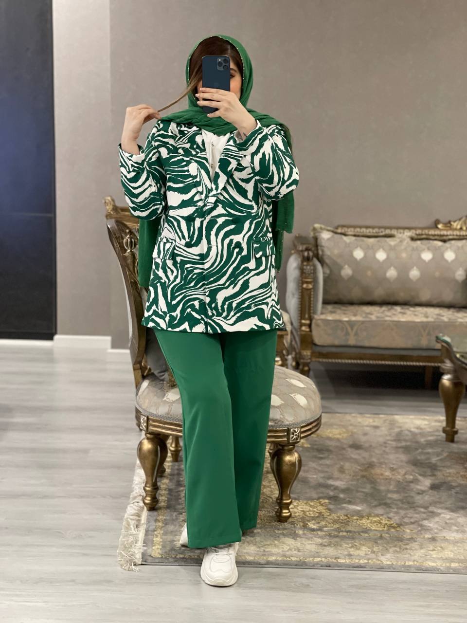 کت وشلوار گورخری نیکیتا