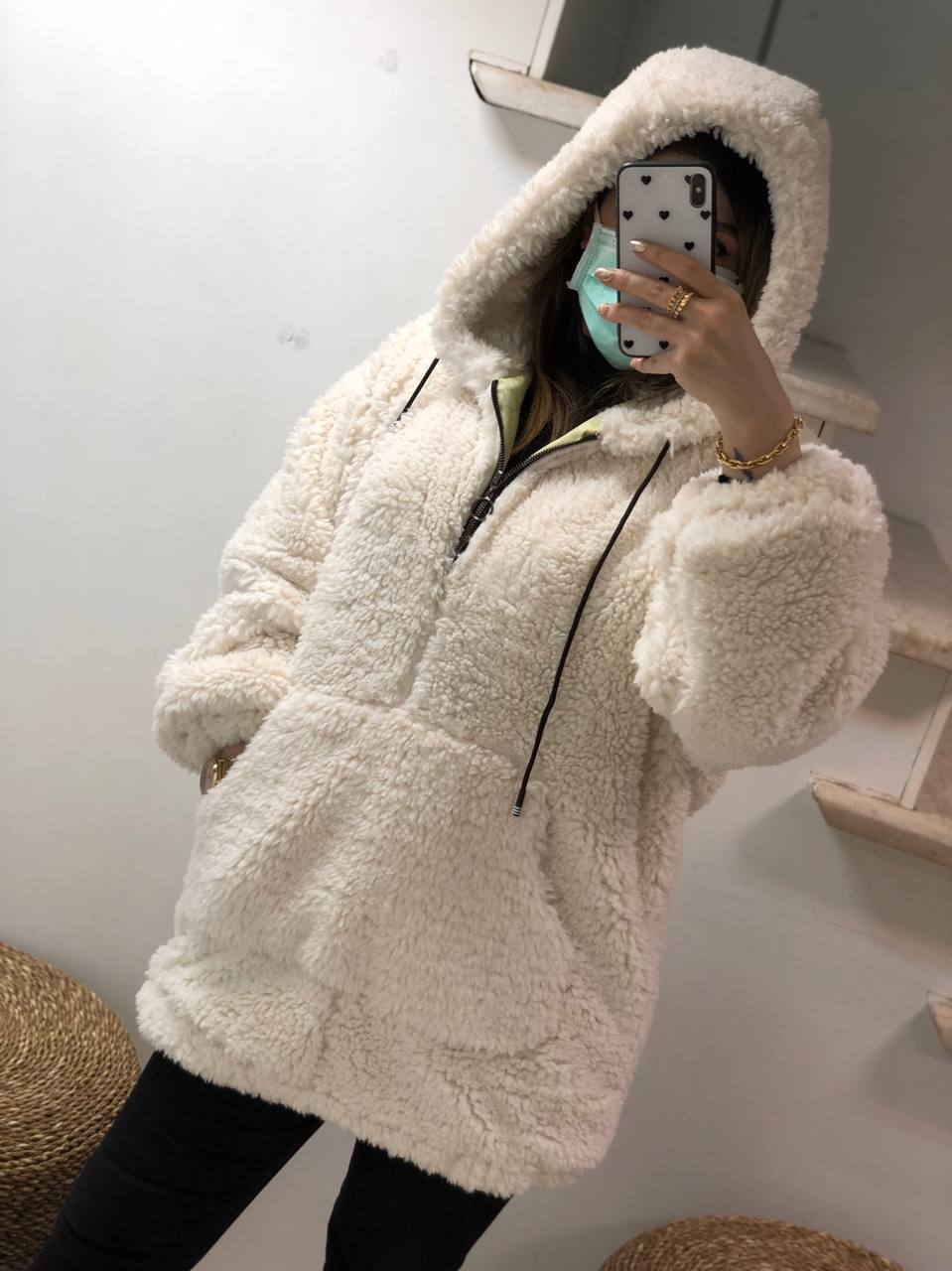 هودی تدی زمستونی مزونی اسکیمو کد0478