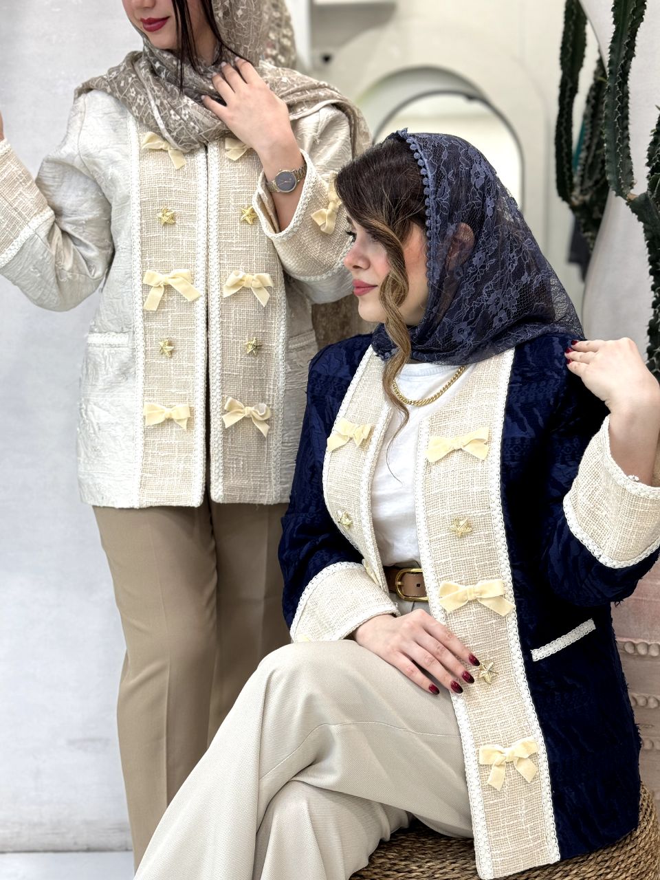 کت تک جلو پاپیون گلبو