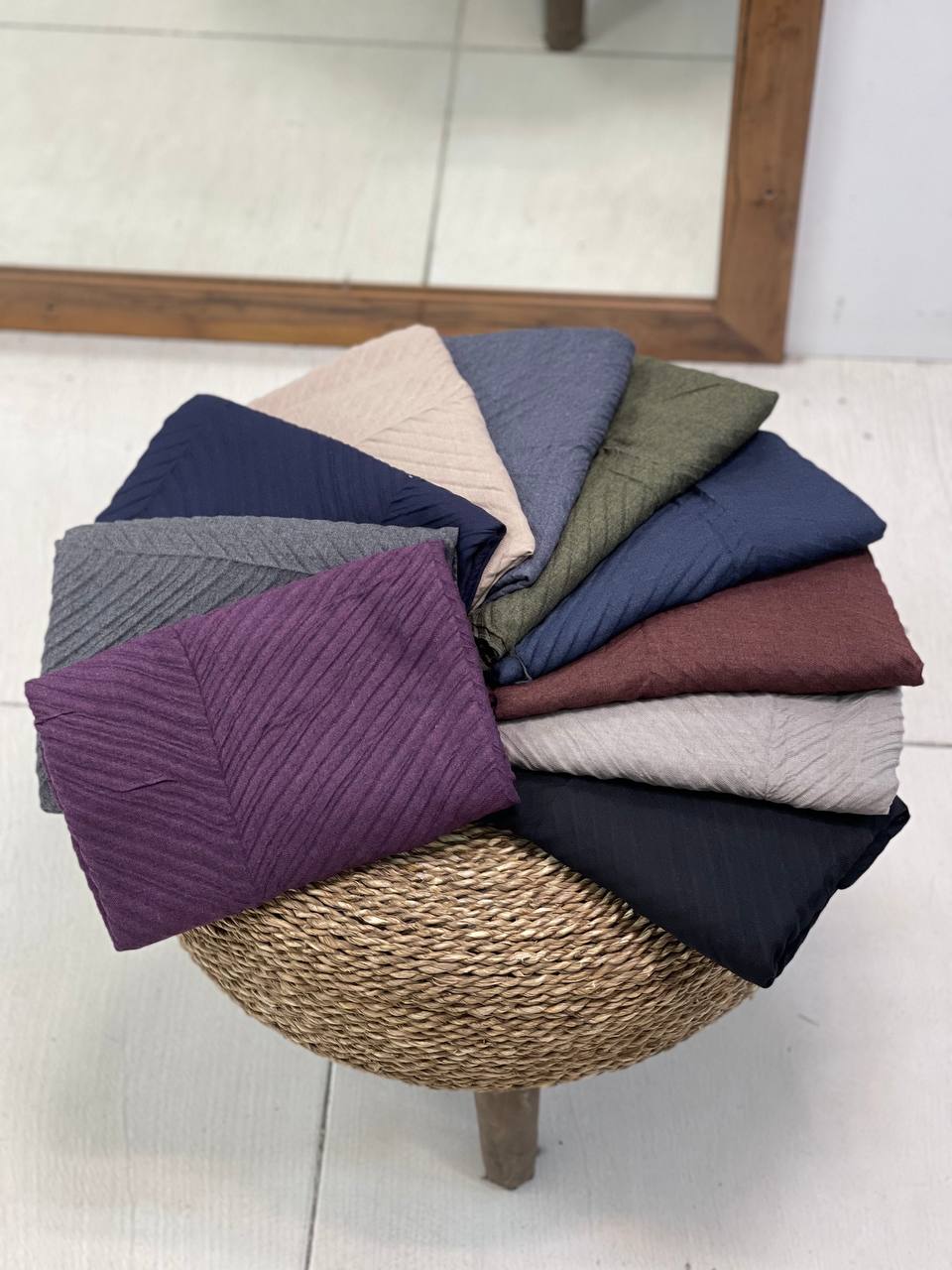 شال پلیسه پاییزه دلدار کد0770