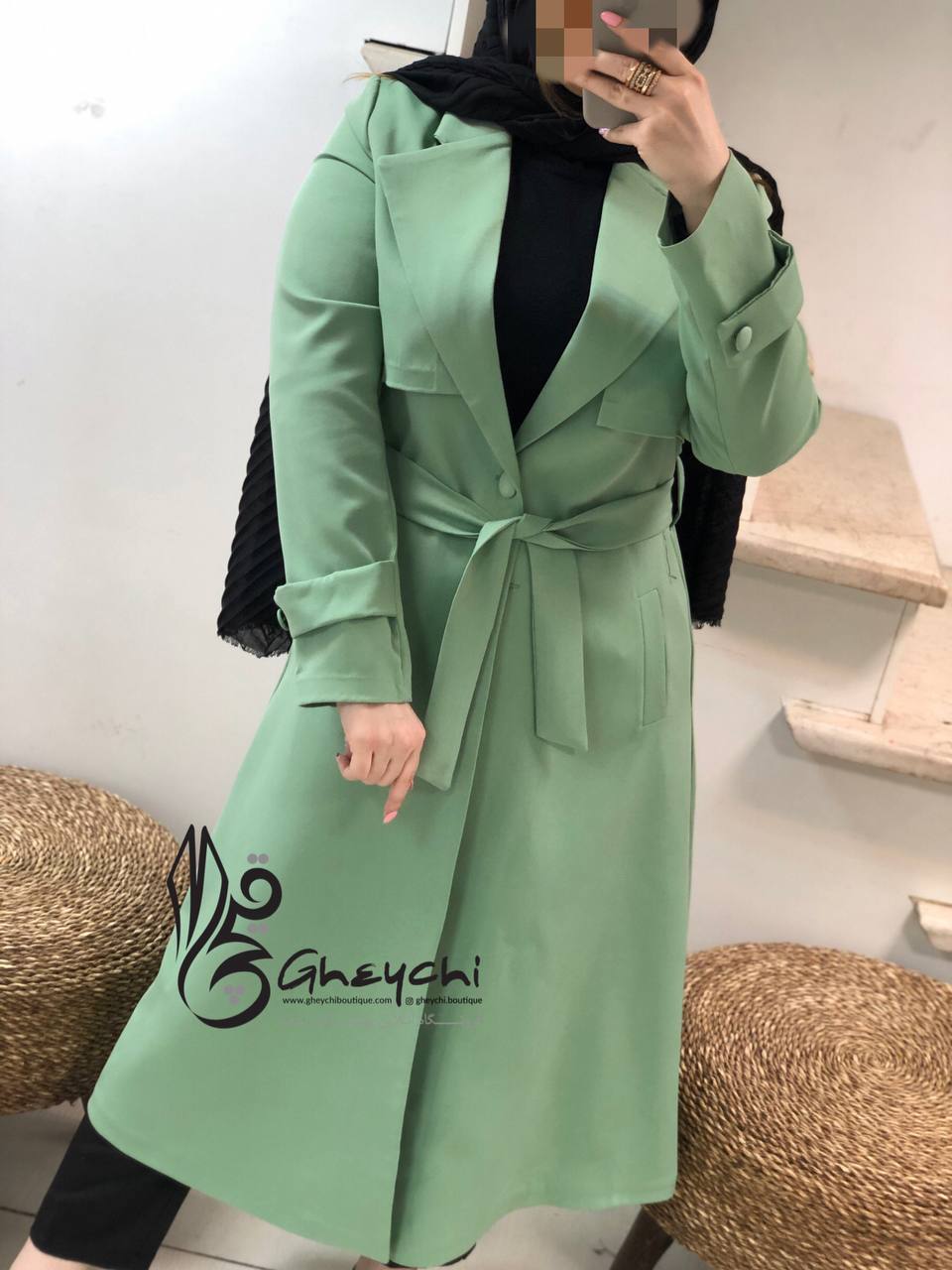 مانتو مزونی ژیله دارساحل کد056