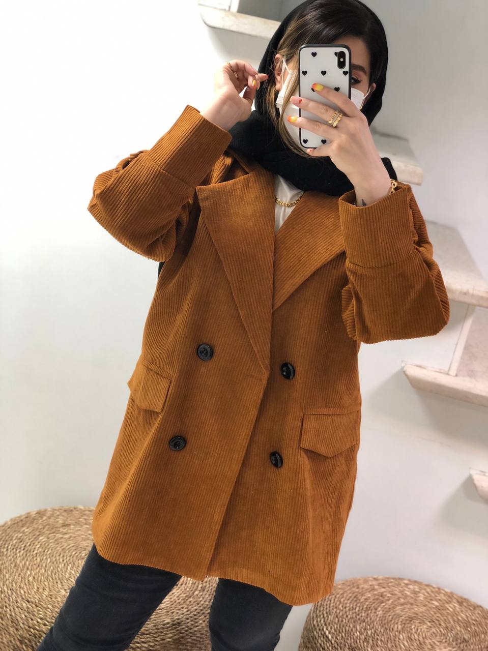 کت مزونی پاییزه چلچله کد0381