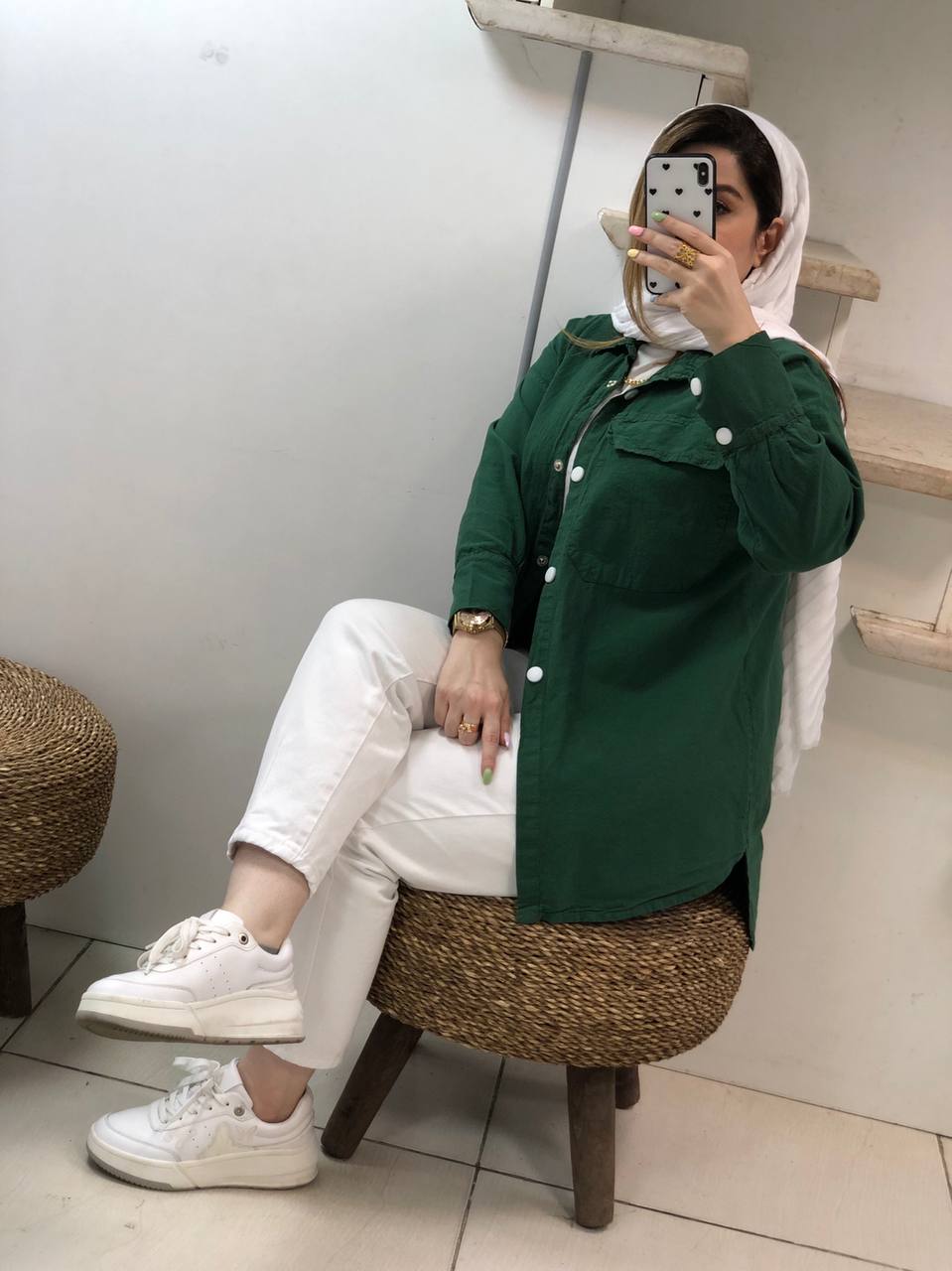 مانتو اسپرت دخترونه نیلسا کد0250