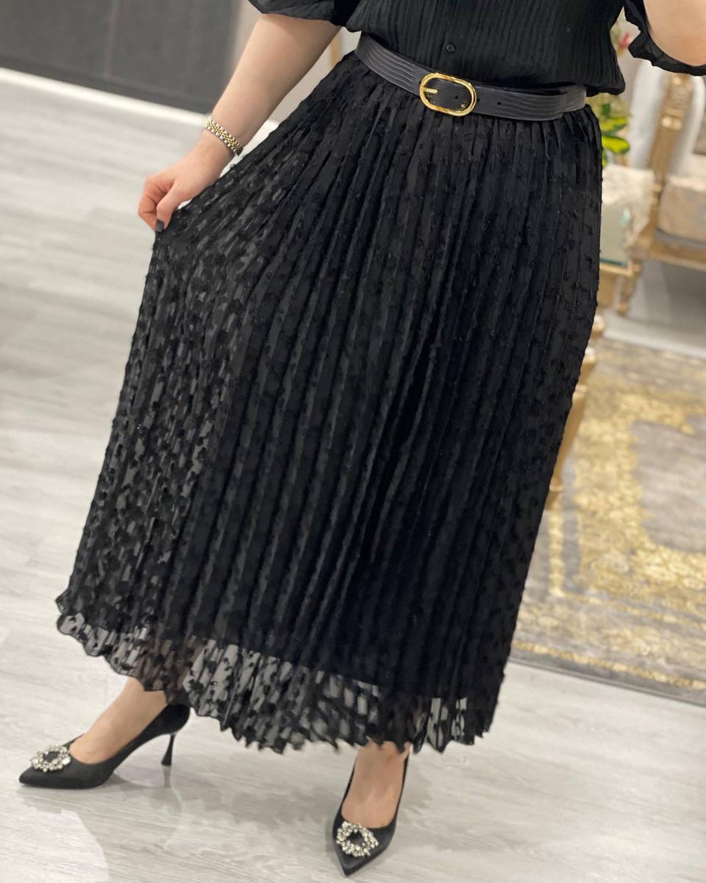 دامن مزونی یاخما استردار کد 0575