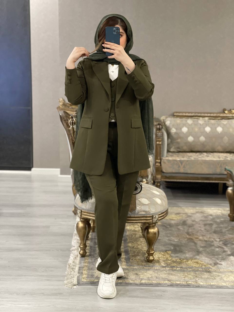 ست کت شلوار ژیله  دل آرا