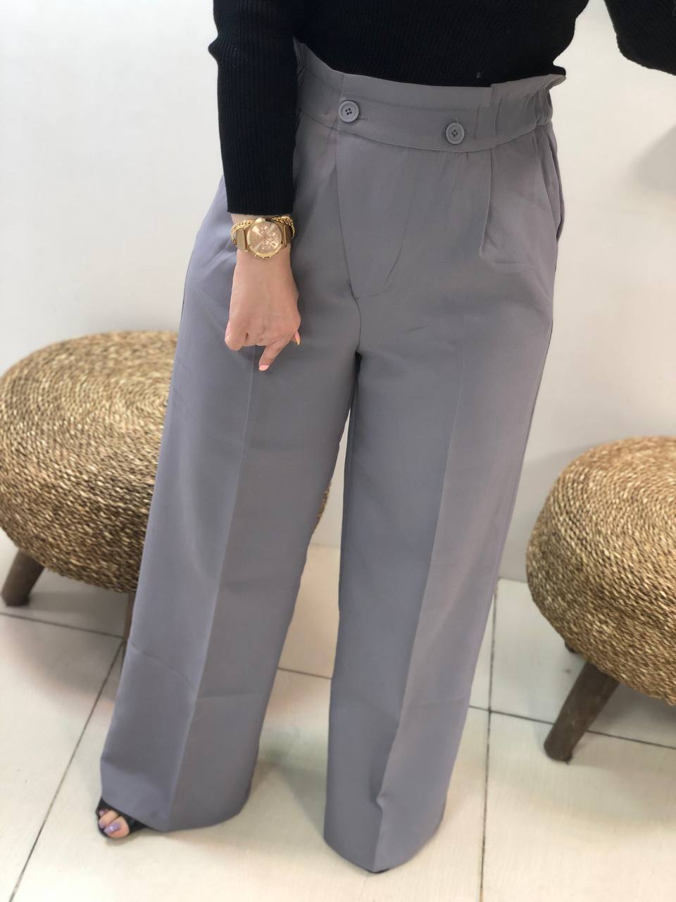 شلوار ار بالا گشاد مزونی کد 0135