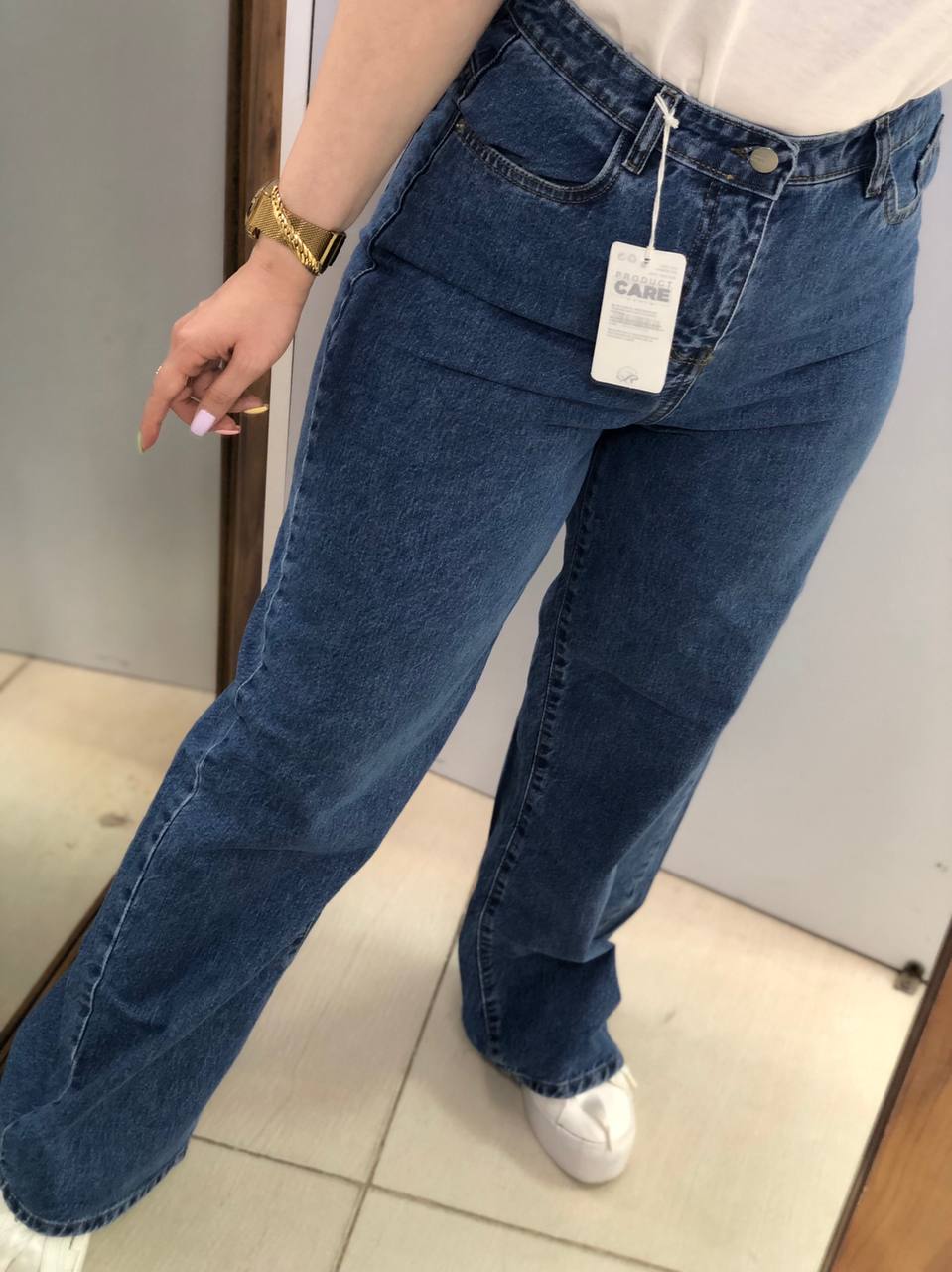 شلوار بگ فاق بلند کد0258