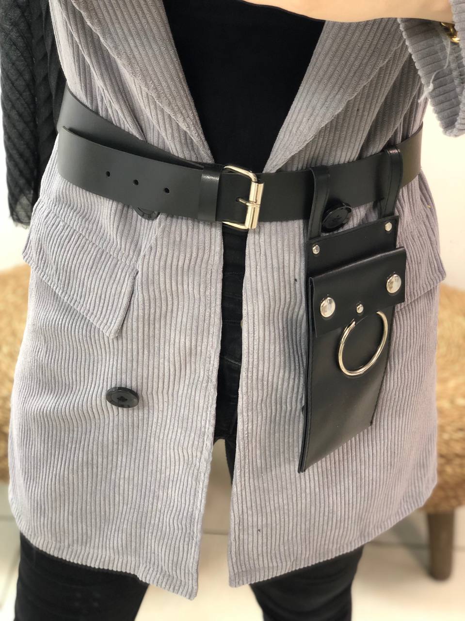 کمربند پهن بهمراه کیف کمری کد0446