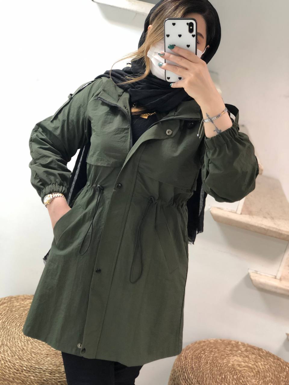 مانتو بارونی پاییزه رازقی کد0509