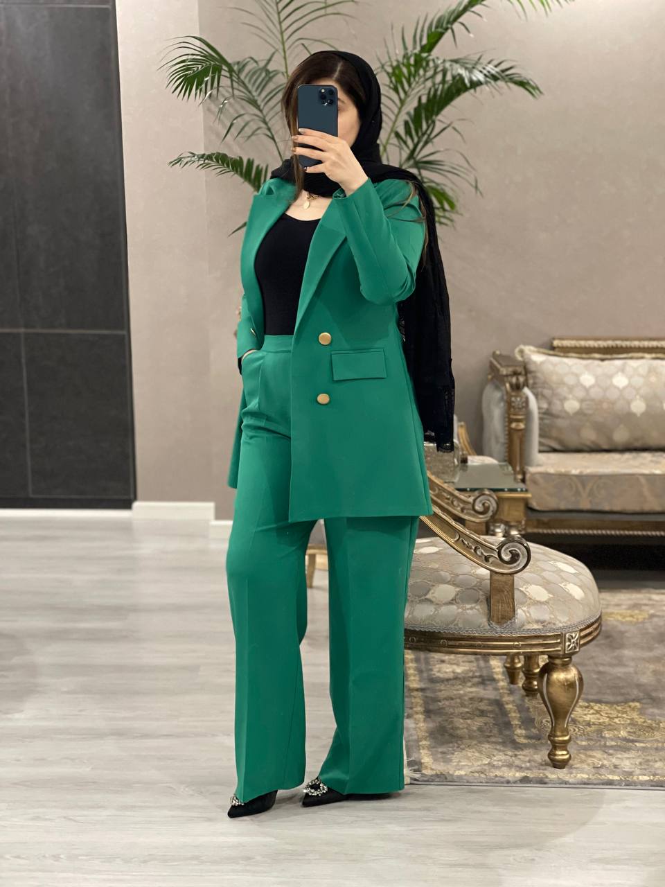 کت شلوار مزونی انبه کد0841