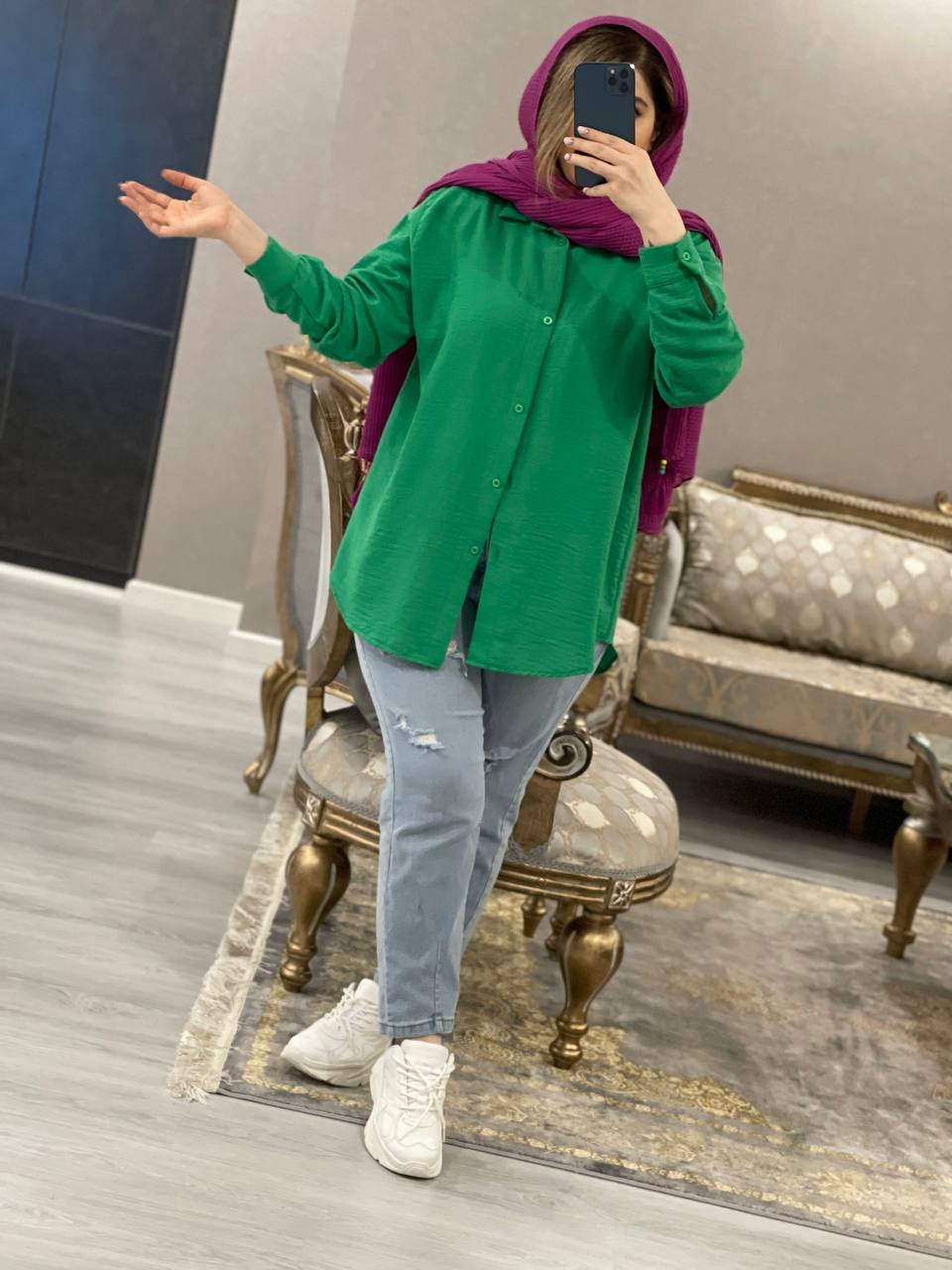 مانتو شومیزی رزا کد0997