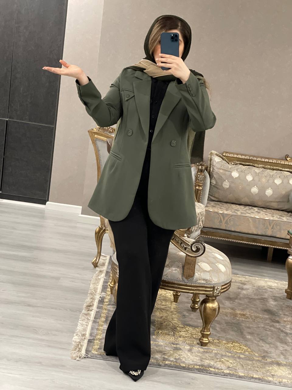 مانتو کتی مزونی نایلا کد1027