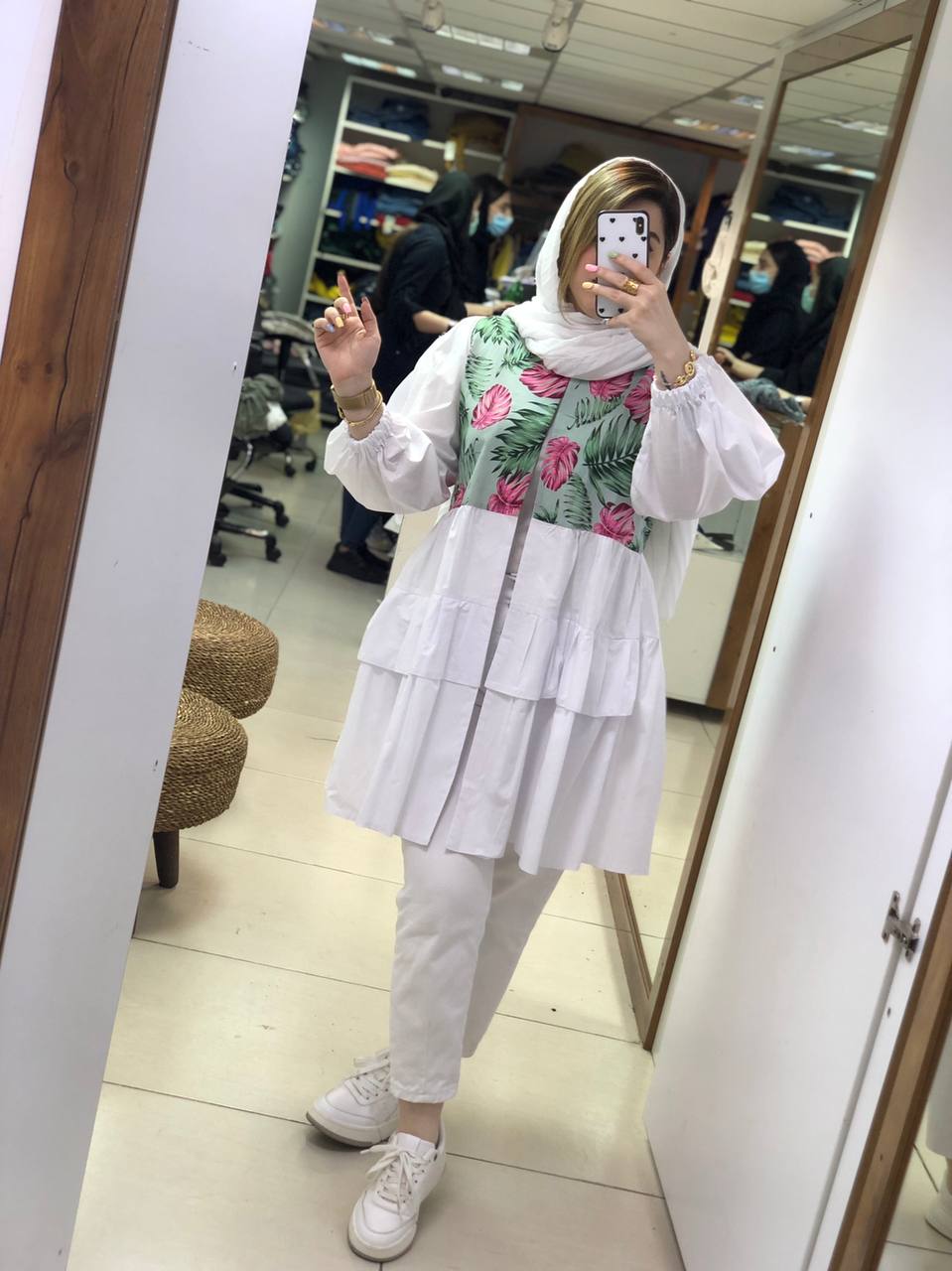 مانتو مزونی عروسکی ساره کد0252