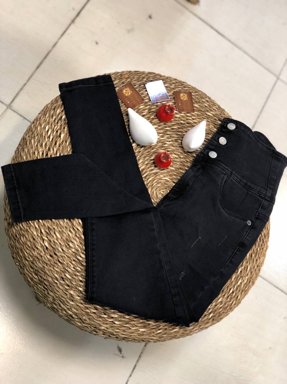 شلوار جين ذغالي گندارکد011