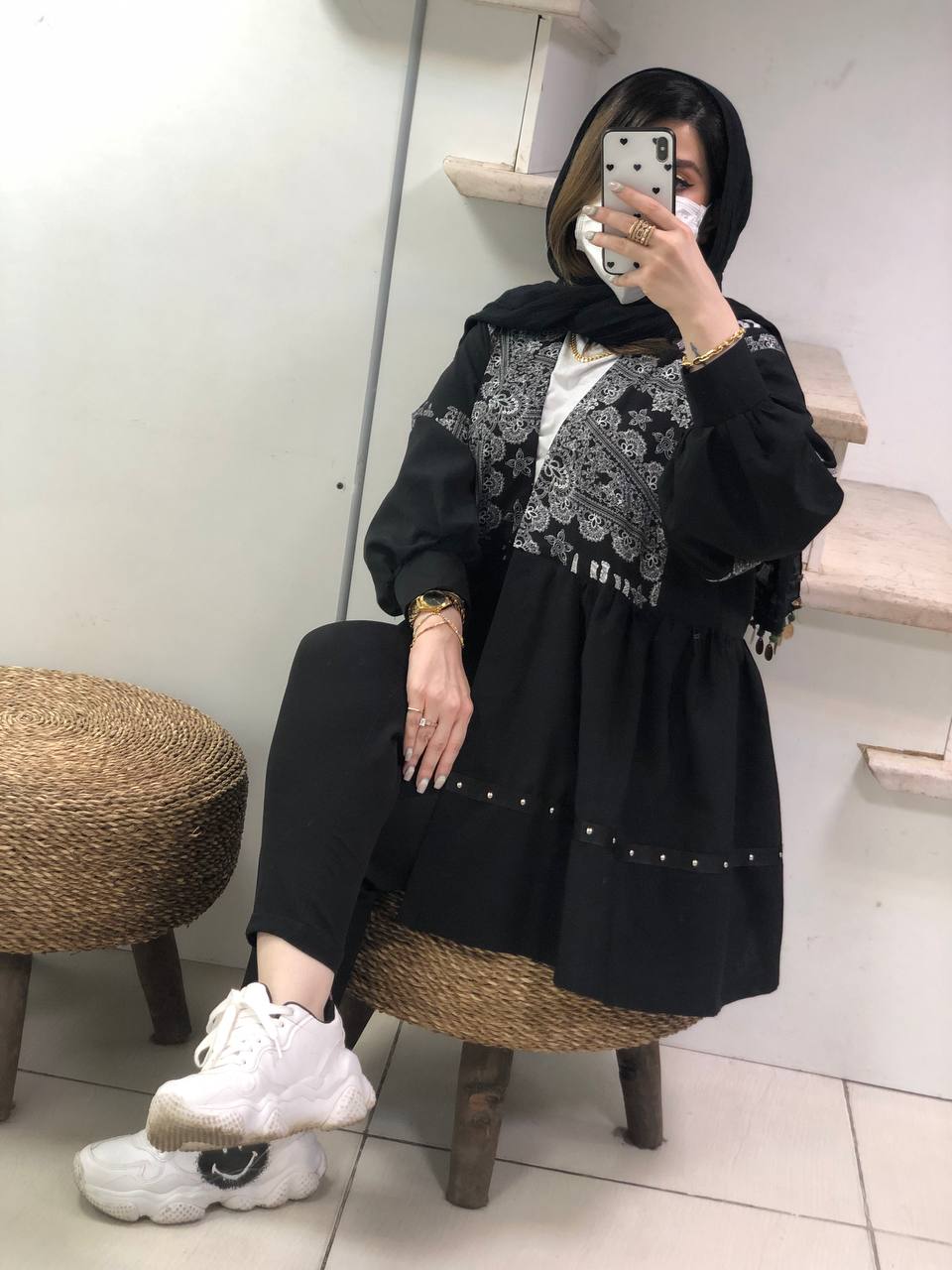 مانتو مزونی رینا کد 0348