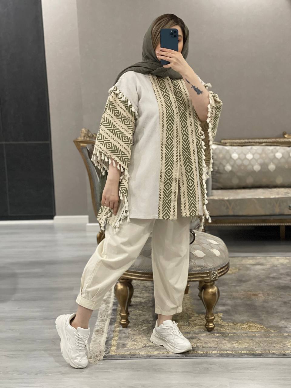 مانتو مزونی افرا کد0943