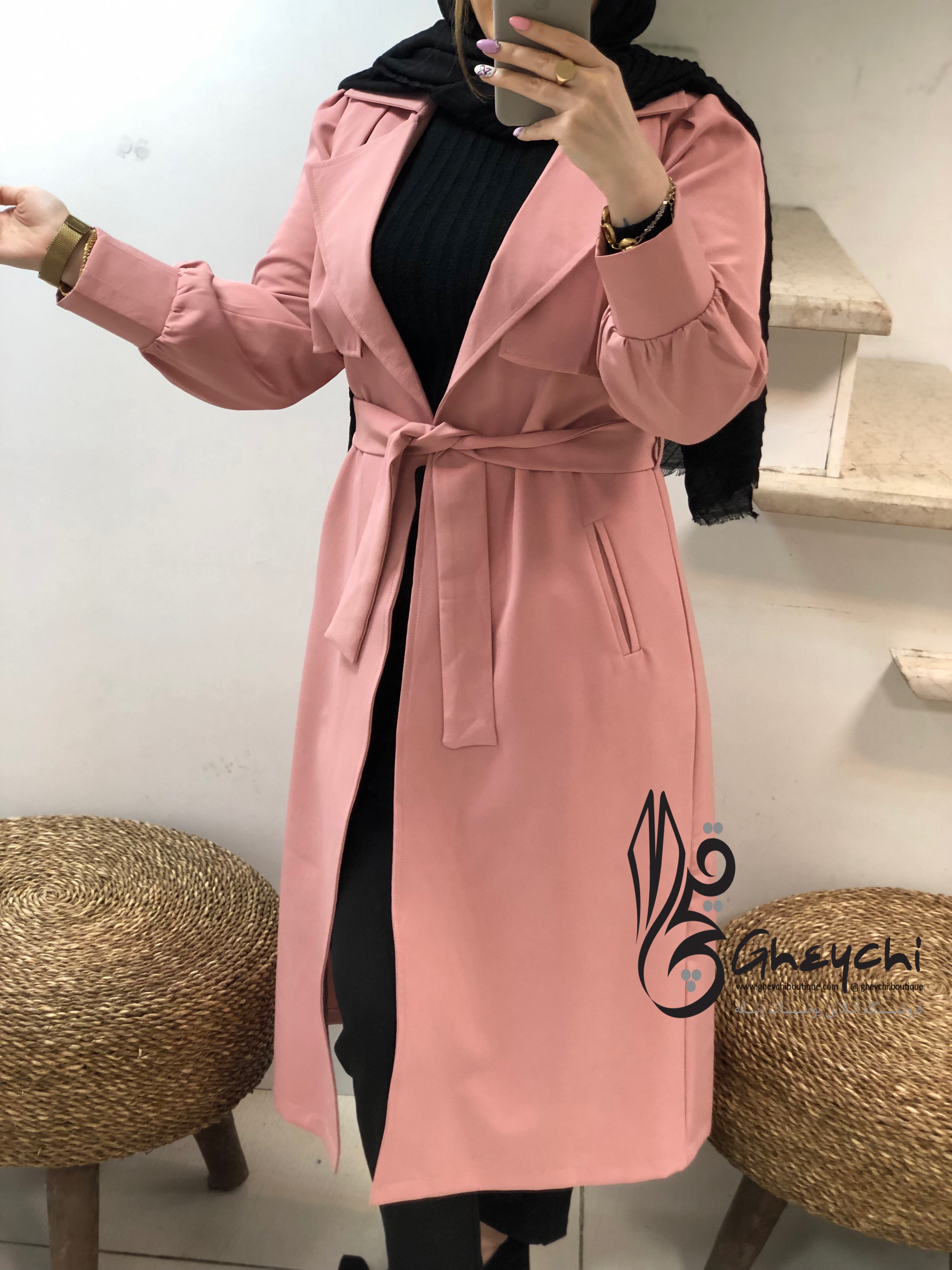 مانتو مزونی ژیله دار کد021