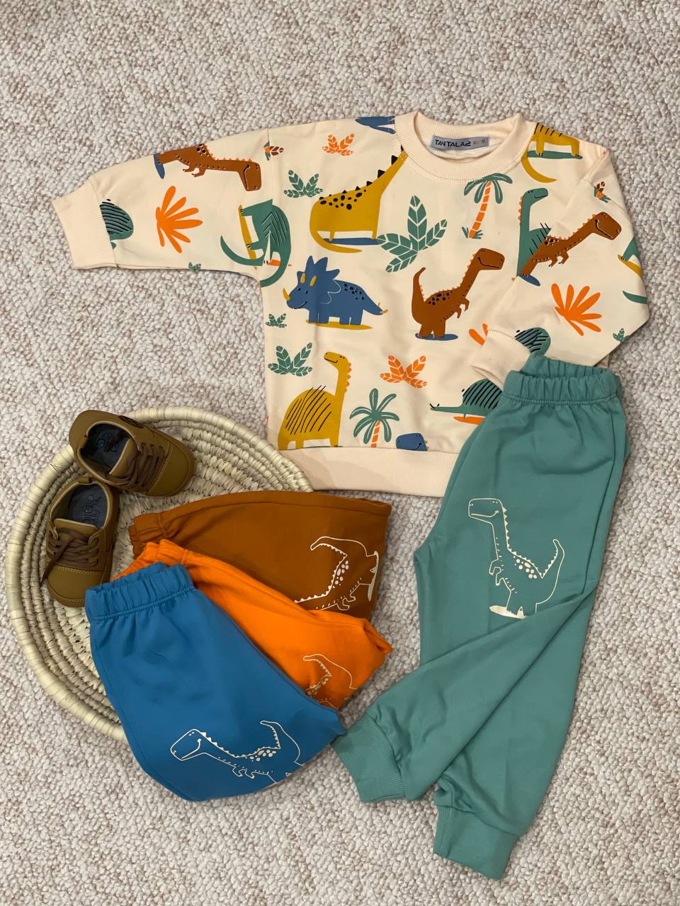 بلوز شلوار دایناسوری پرنیان کد1117