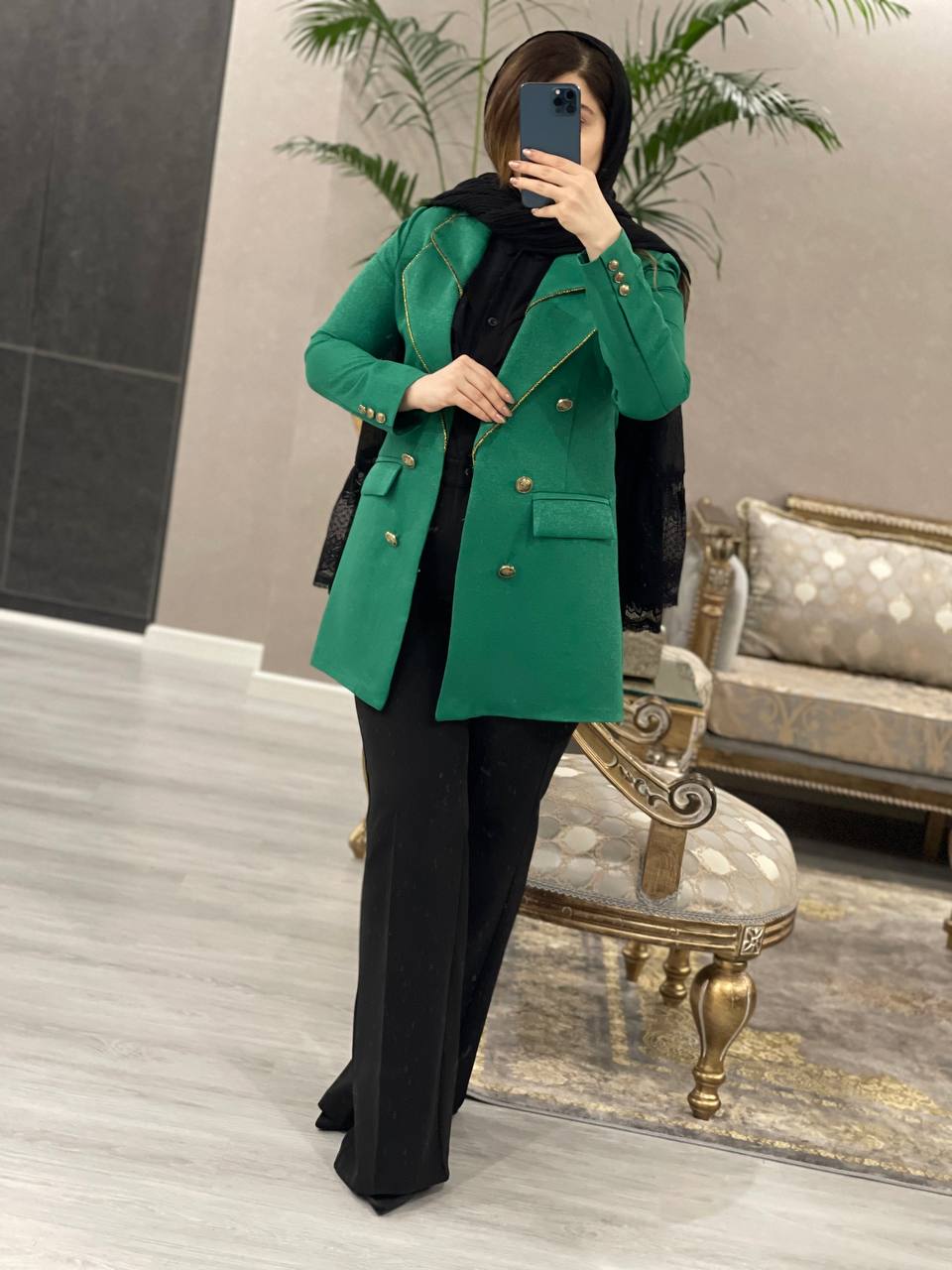 مانتو کتی مزونی آذین کد0876