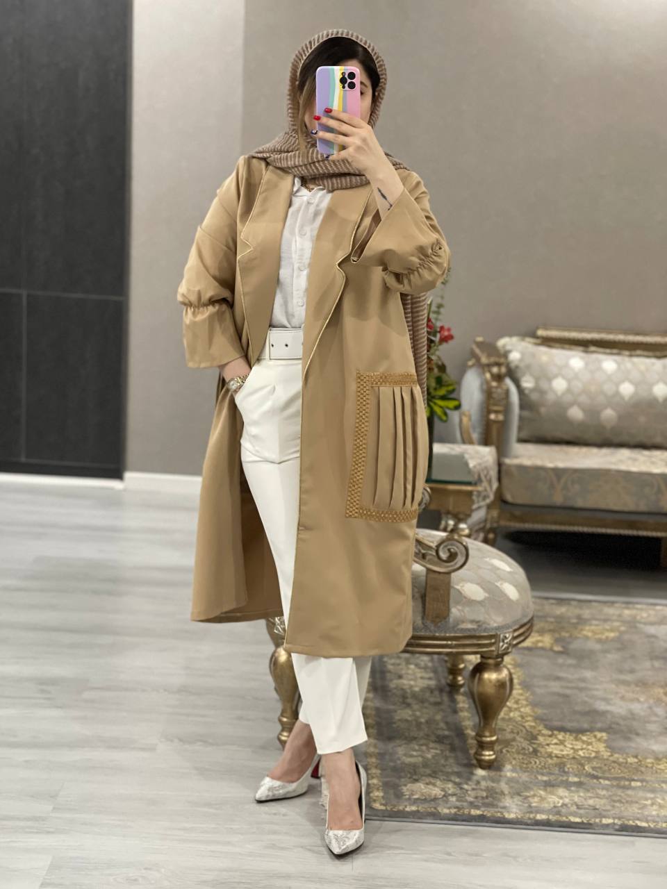 مانتو مزونی مجلسی سونیا کد0574