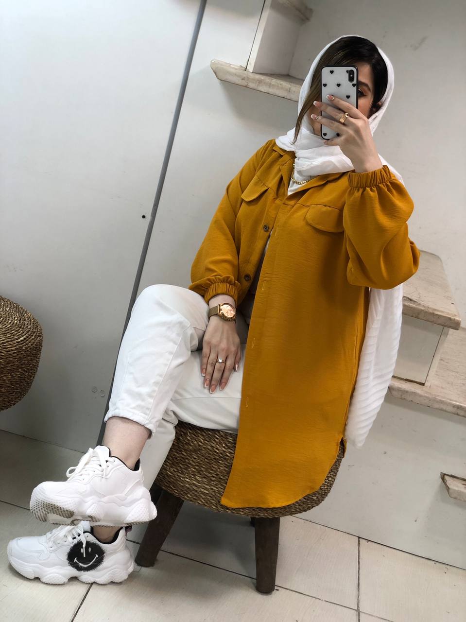 مانتو اسپرت شومیزی نیلا کد0312