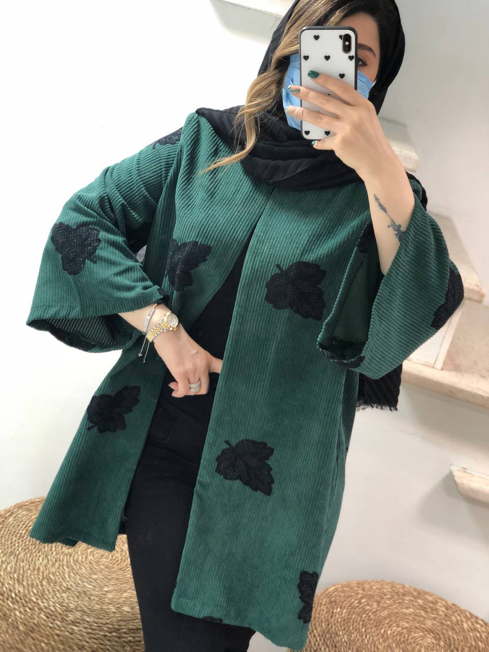 مانتو مزونی برگریزان کد0508