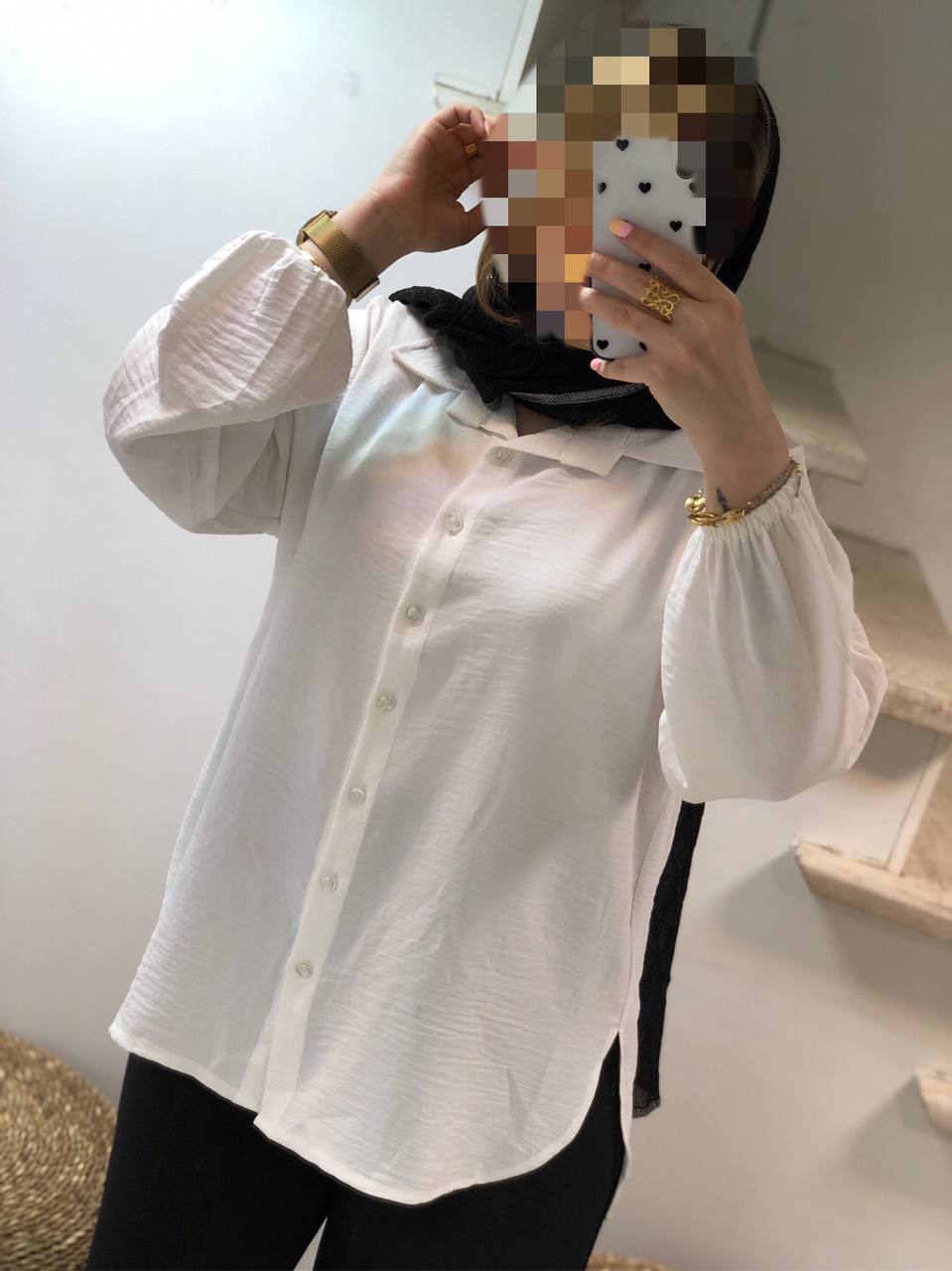 شومیز ساده گلبرگ کد0143