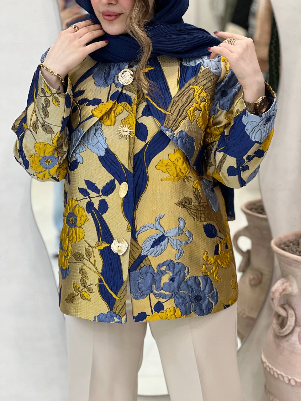 کت ژاکارد سانا